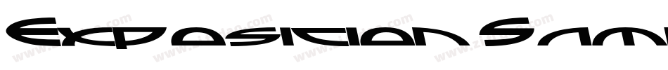 Exposition Sampler字体转换